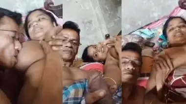 Kinky husband and big boob wife record their village porn